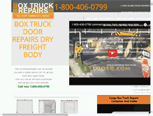 Tablet Screenshot of boxtruckrepairs.com